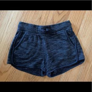Athleta girl gray cotton shorts size M/8-10